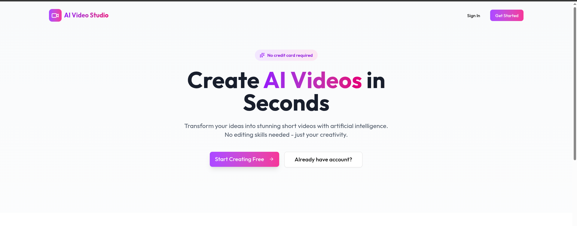 AI Short Video Generator